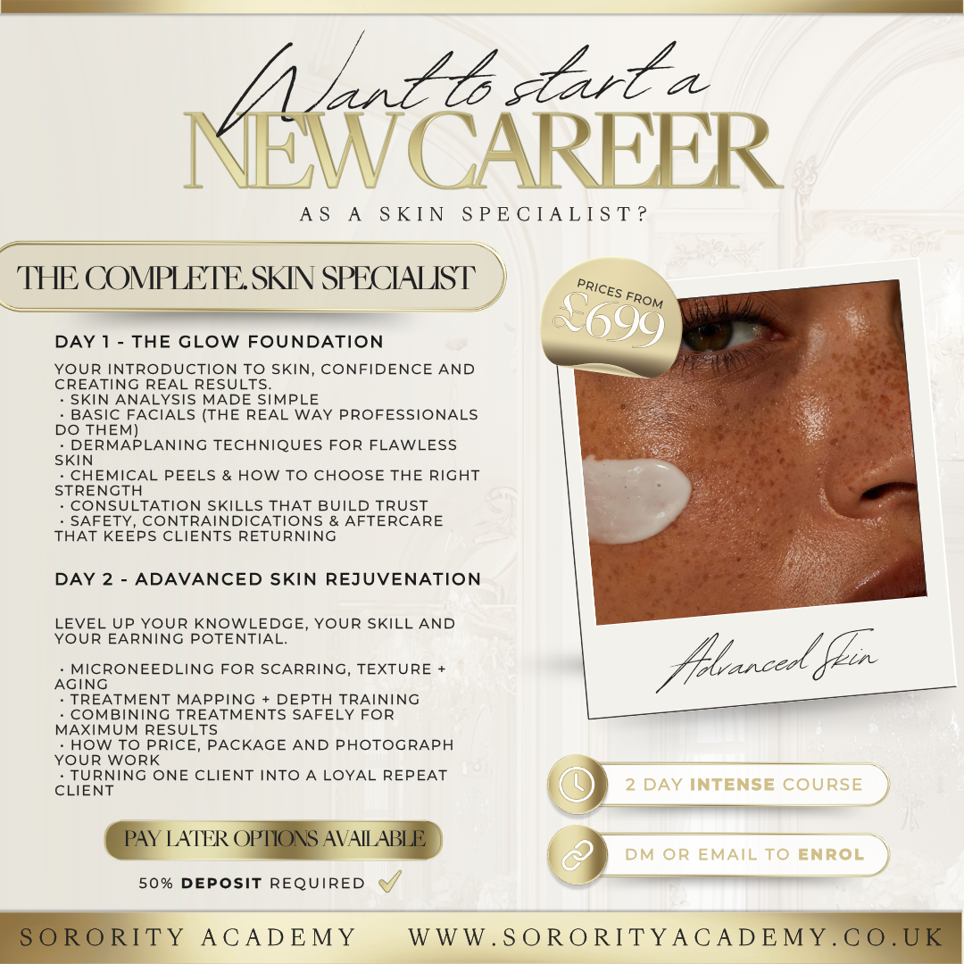 Facial, Dermaplane, Chemical Peel, Microneedling - 2 Days