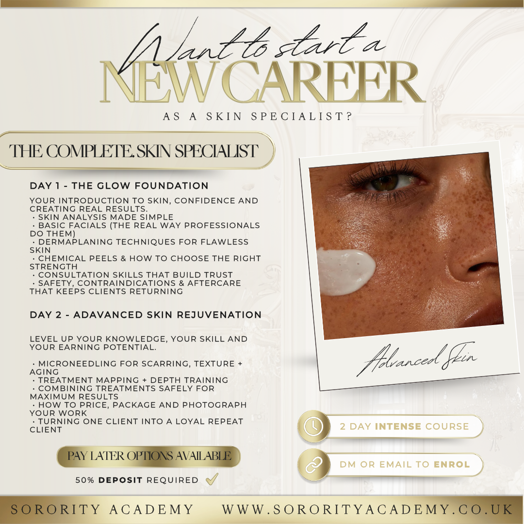 Facial, Dermaplane, Chemical Peel, Microneedling - 1 Day