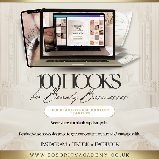 100 Hooks for Beauty Businesses